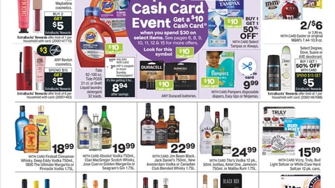 CVS P&G 'Get $10 Cash Card' Features